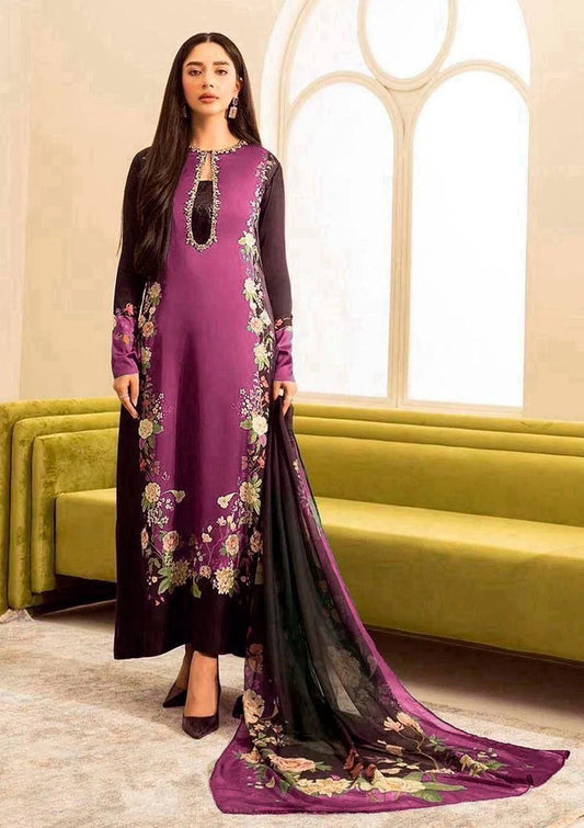 Lulusar Pure Silk Unstitched 3-Piece 212