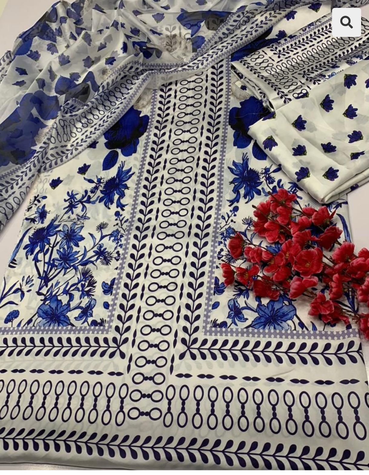 Lulusar Pure Silk Unstitched 3-Piece 222